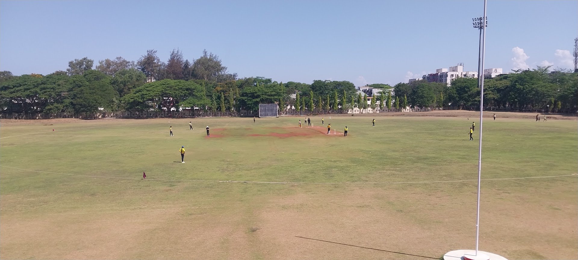 Match in progress on the academy ground