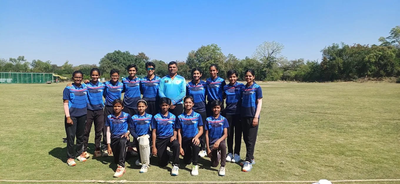 Women's team group photo on the field